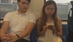 Video hài hước nhìn lén điện thoại người yêu gây sốt cư dân mạng