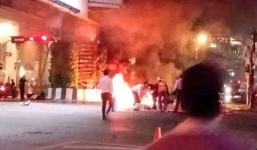 Video: Khoảnh khắc bom phát nổ rung chuyển trung tâm Bangkok