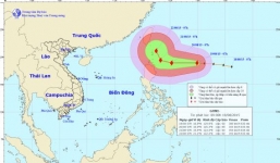 Xuất hiện siêu bão GONI giật cấp 17 ngoài biển Đông