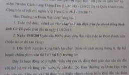 Sinh viên HV Báo chí đồng loạt thay avar Facebook cờ tổ quốc