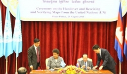 LHQ bàn giao bản đồ biên giới với Việt Nam cho Campuchia