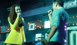 Hồ Ngọc Hà đi diễn bar 'cực sung' cùng Trọng Hiếu