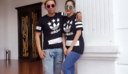 Khánh Thi, Phan Hiển diện đồ đôi tình cảm bên nhau