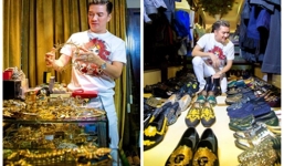 Choáng ngợp với tủ đồ hiệu tiền tỷ của Đàm Vĩnh Hưng