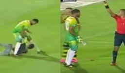 Video: Tóm gọn fan cuồng, thủ môn lĩnh thẻ đỏ trực tiếp