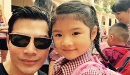 Vắng Trương Ngọc Ánh, Trần Bảo Sơn chăm sóc con gái chu đáo