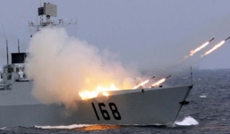 Trung Quốc tập trận bắn đạn thật gần bán đảo Triều Tiên