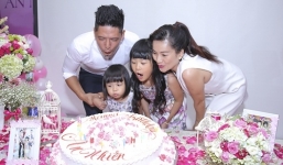 Vợ chồng Bình Minh tổ chức tiệc sinh nhật cho con gái 