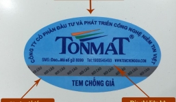 Phương pháp nhận biết hàng TONMAT chính hãng