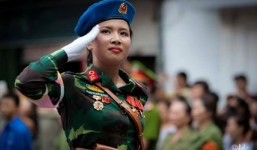 Vì sao nữ quân y đeo quân hàm Trung tá khi diễu binh ngày 2/9