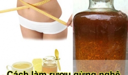 Cách làm rượu gừng nghệ giảm cân sau sinh nhanh và hiệu quả