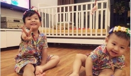 Facebook sao Việt: Đan Lê khoe khéo hai nhóc tì đáng yêu