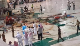 Ảnh: Hiện trường thảm khốc vụ sập cần trục tại thánh đường Mecca