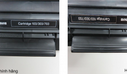 Nhận biết mực in Canon chính hãng