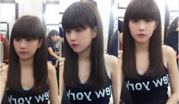 Facebook sao Việt: Ngọc Trinh khác lạ với kiểu tóc mới