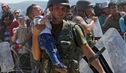 Những bức hình ám ảnh nhất về khủng hoảng nhập cư châu Âu