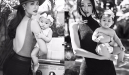 Maya và con gái 7 tháng tuổi ấn tượng trong bộ ảnh mới