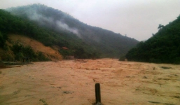 Mưa lớn ở Thanh Hóa, nhiều vùng bị cô lập