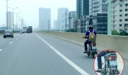 Thanh niên trong clip đi xe máy trên đường cao tốc bị phạt nguội 1,4 triệu đồng