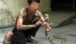 Rắn hổ mang bò vào nhà, người dân còn bị đe dọa