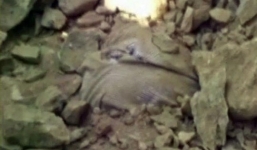 Công nhân làm đường vô tình chôn sống người say rượu rơi xuống hố