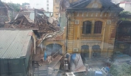 Sập tòa nhà cổ trên phố Trần Hưng Đạo, 2 nạn nhân tử vong