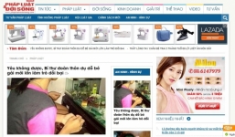 Xuất hiện website nhái phiên bản điện tử Báo Đời sống & Pháp luật