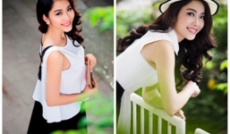 Hoa khôi Nam Em lên tiếng sau phần trả lời phỏng vấn ngô nghê