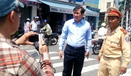Chủ tịch TP Đà Nẵng đến hiện trường vụ cụ ông bị tai nạn