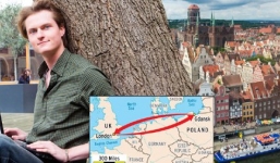 Nam sinh đi học bằng máy bay để tiết kiệm tiền thuê nhà