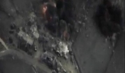 Video: Sở chỉ huy IS nổ tung trong đợt không kích của Nga