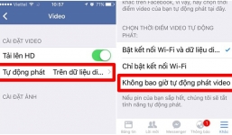 Clip hướng dẫn tắt tính năng tự chạy video trên facebook