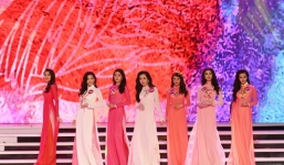Hé lộ thí sinh Hoa hậu Hoàn vũ Việt Nam 2015 đồng diễn áo dài