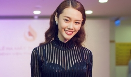 Linh Chi quyến rũ với đầm xuyên thấu dự sự kiện