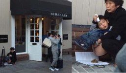 Du khách Trung Quốc cho trẻ đại tiện ngoài cửa hàng hạng sang ở Anh