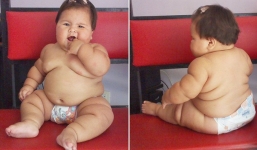 Bất ngờ với bé gái 10 tháng tuổi nặng như trẻ 5 tuổi
