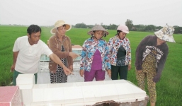 Chồng đập phá mộ vợ, mang hài cốt đi chỗ khác