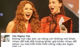 Hồ Ngọc Hà lên tiếng bênh vực khi Mỹ Tâm bị chê hết thời