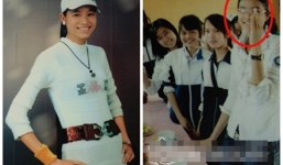 Hé lộ ảnh cấp 3 kém xinh của Hoa hậu Phạm Hương