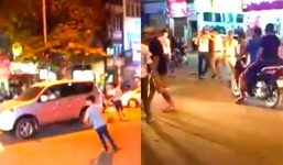 Hỗn chiến kinh hoàng trên phố Bạch Mai, nam nhân viên nhập viện