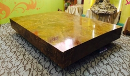 Cận cảnh sập gỗ ngọc nghiến giá 1,5 tỷ đồng của đại gia HN