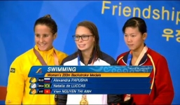 Ánh Viên giành được 3 huy chương tại Đại hội thể thao khối quân sự thế giới