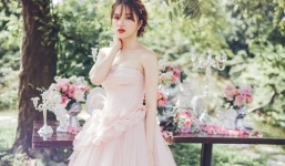 Hương Giang Idol đẹp khó cưỡng khi lần đầu làm cô dâu