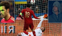 Fabregas sút hỏng 11 mét ngay trước mặt Mourinho