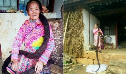 Kì lạ người phụ nữ có mái tóc gội cả tuần mới khô