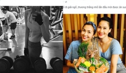 Facebook sao Việt: Kỳ Duyên khoe cơ bụng, Hà Tăng hội ngộ Thân Thúy Hà