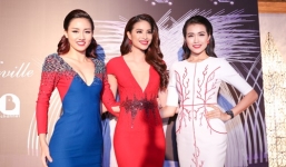 Hoa hậu Phạm Hương, Á hậu Trà My đọ sắc trên sàn diễn thời trang