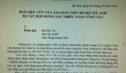 Hơn 200 giáo viên bị chấm dứt hợp đồng: Cơ quan chức năng nói gì?