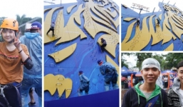 Giới trẻ nô nức với thử thách tường cao nhất Việt Nam