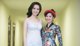Á hậu Thụy Vân đọ sắc cùng Hồng Nhung tại sự kiện